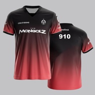 The Mongolz Esports Team 2026 Jersey 2990 CS2 Major Pro League Player Training Uniform Men's Fan T-S