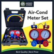 Autozone Manifold Gauge Set R134a R22 R404a R12 Gas Meter Car Aircond Home Aircond Penyaman Udara Ke