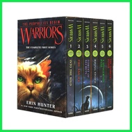 【Ready Stock】Warriors: The Prophecies Begin Volumes 1 to 6, The Complete First Series paperback box 