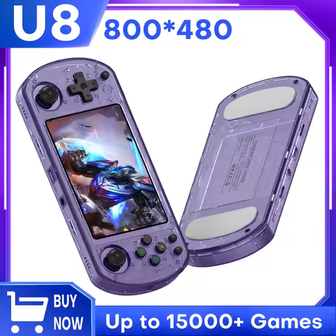 U8 Open Source Retro Handheld Video Game Console 64/128G 4.0 Inch IPS Screen Linux System Portable P