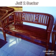 Kerusi Jati 2 seater