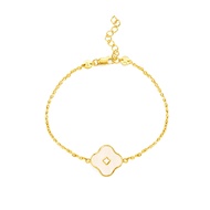 CHOW TAI FOOK The Gentlewoman Collection 18K 750 Yellow Gold Bracelet - Blossom E124127