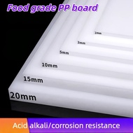 White PP Board Polypropylene Plastic Sheet Food Grade PP Plate Heat Resistance Electronic Protection