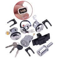 Lock Cylinder Key Set for Mitsubishi Pajero 2 II 1990-2004 MR259744 MR259766 V33 V364G54 4G64 4M40 6