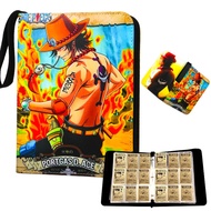 One Piece Nine Grid Card Book 9 Grid Luffy Card Collection Book Anime Cartoon Leather Storage Book C
