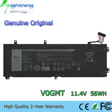 Genuine V0GMT 11.4V 56Wh Laptop Battery for Dell VOSTRO 15 7500 DELL G7 17 7700 0NYD3W TJDRR