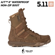 5.11 Tactical - 5.11® A/T™ 8" Waterproof Non-Zip Boot รองเท้าบูท กันน้ำ ข้อสูง แทคติคอล หนังกลับแท้ 