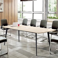 Simple Office Furniture Combination Small Board Style Long Table Chair Rectangular Conference Office