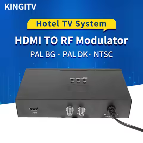 Single-channel analog TV modulator HDMI to RF signal Hotel, hotel, school and hospital CATV front-en