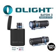 Olight Baton 3 Kit Black with Powerbank System - 1200 LUMEN EDC FLASHLIGHT / LAMPU SULUH / TORCH LIG