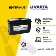 [Installation Provided] Bateri Kereta DIN80L LN4 | Varta Silver Dynamic AGM | Car Battery BateriHub