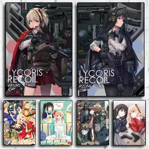 Lycoris Recoil Good Quality Prints And Posters HD Quality Poster Wall Art Painting Study Home Decor