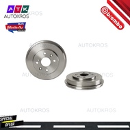 จานเบรคหลัง MAZDA 323 BG 1989- LANTIS BA 1994- BJ 1998- MAZDA 2 DE 2007- FORD FIESTA 2009-2013 14 D6