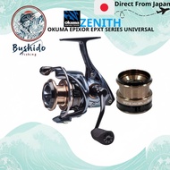 ZENITH Okuma EPIXOR EPXT Series Universal Spinning Reel with Shallow Aluminum Spool