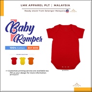 ✅LMK【EMPIRIC / HAPPYBIRI】100% Cotton Baju Romper with 3 buttons│@LMK APPAREL