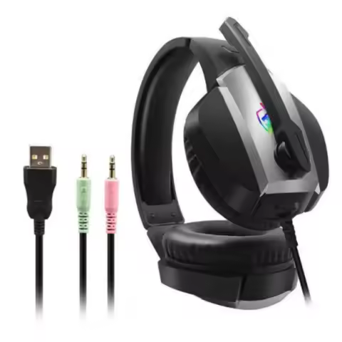 A1 PUBG Gaming Headset 7.1 Channel 3.5mm Jack Over-Ear Desktop Headphones