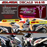CLICK V4 & V3 FULL DECALS STICKER / CLICK V4 & V3 STICKER / CLICK ACCESSORIES/ CLICK STICKER