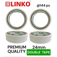 Double Sided Tape (1 PCS/ 1 ROLL) DOUBLE TAPE LINKO DOUBLE TAPE 12MM/DOUBLE TAPE 24MM