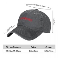 Ready Stock Havaianas Logo (1) Adult Washed Cowboy Hat 100% Cotton Curved Brim Sun Hat Simple Casual
