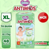 Bobby Antimos Mosquito Repellent Diapers – Natural Lemongrass Barrier Bye Mosquitoes 8H - M52/L50+2/