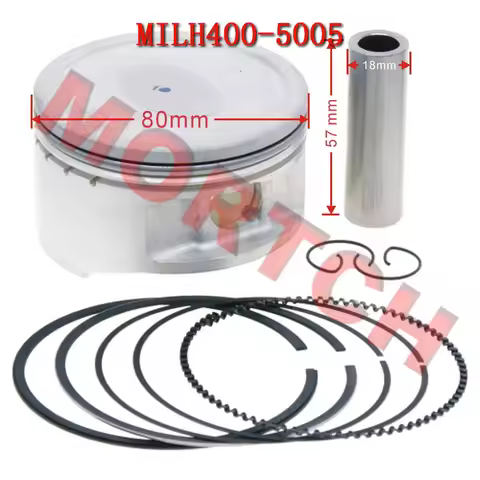 80mm piston For Linhai 400 LH400 YP400 ATV UTV Buggy Scooter Motorcycle Engine Piston Ring Kit Bore 