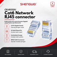 Shengwei Cat6 Network RJ45 connector CRJ6020U Cat6 RJ45 connector