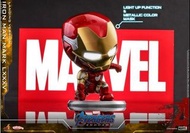旺角店鋪全新現貨 hottoys Hot Toys COSB596 Iron man Mark85 燈箱 Metallic Color Mask  Cosbaby mark 85 light box