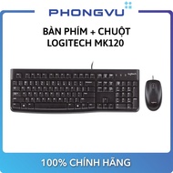 Bàn phím+Chuột máy tính Logitech MK120 - Bảo hành 36 tháng