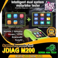 PILIHAN PAKET SCANNER DETEKSI KERUSAKAN MOTOR JDiag M200 FULL DLC SEMUA MOTOR INJEKSI Motor Scanner 