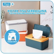 Med+ Multipurpose Minimalist Tissue Box/Free Med+ Tissue Box+250sheet Tissue/Anti-Dust Tissue Box
