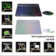 Led Rgb combo bluetooth keyboard and mouse