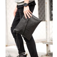 PU37 Men's Clutch / Really Cool Men's Clutch with Bally Hand Motif Ba