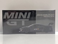 Mini GT #1186 Chevrolet Corvette Z06 GT3.R Road America Test car Tomica Tiny Pop Race Tarmac Tomytec