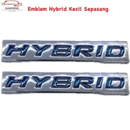 HYBRID METAL LOGO EMBLEM SMALL HYBRID LOGO WRITING (Pair)