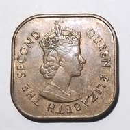 koin Kuno Malaya And British Borneo (Malaysia) 1 Cent Tahun 1956