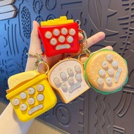Cartoon Cartoon Creative Gopher Console Game Console Decompression Keychain Cute Schoolbag Toy Penda