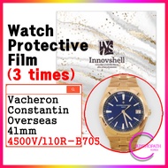 Protection Films for Vacheron Constantin Overseas 41mm, 4500V 110R B705 (3 sheets) / Scratch & Conta