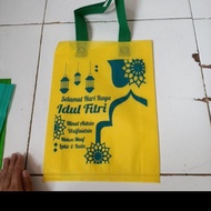 Goodie bag Lebaran ukuran 25x35 1 sisi 1 warna