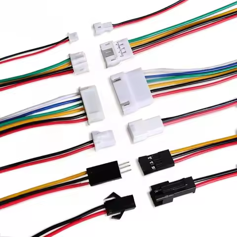 1.25/1.5/HY/PH2.0/XH/XHB/DuPont/SM2.54/2510/VH3.96 connector male to female wire calbe pitch2/3/4/5/