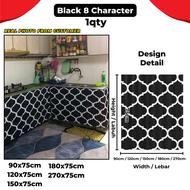 SUPERSAVE Black Series Cabinet Curtain Kitchen Skirting Dapur Langsir Hitam Dapur Langsir Kabinet Si