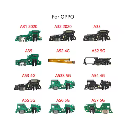 USB Charge Dock Port Jack Connector Flex Cable For OPPO A31 A32 A33 A35 A52 4G A53 A53S A54 A55 A56 