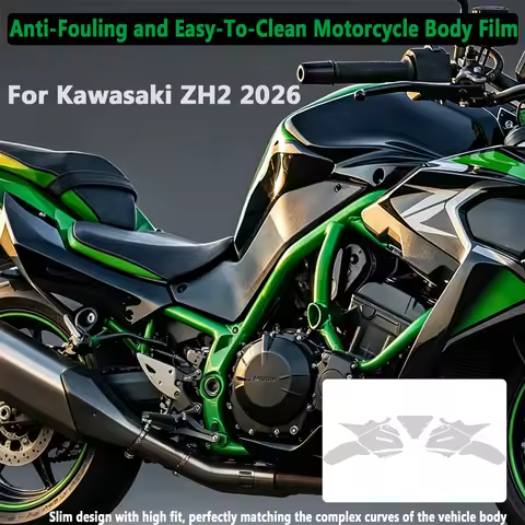 For Kawasaki ZH2 PPF Fuel Tank Motorcycle Tank Z H 2 Scratch Resistant Z H2 2026 Invisible Paint Pro