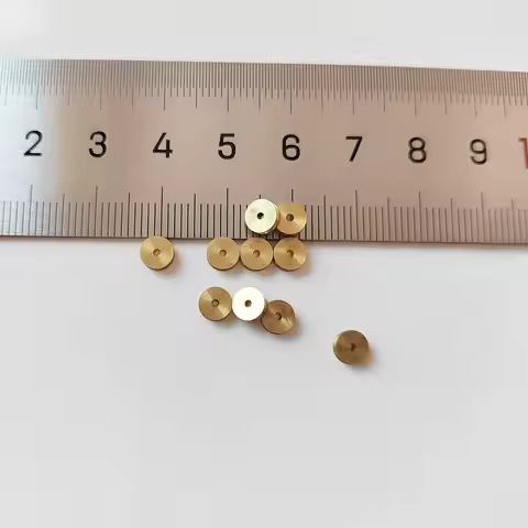 Ancient Ship Model Accessories CNC Brass Deadeye Model Ship Model Pulley 10pcs/Lot