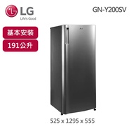 【LG 樂金】191公升二級能效變頻右開單門冰箱（GN-Y200SV）_廠商直送