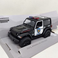 Kinsmart Jeep wrangler rubicon police