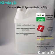 Catalyst - 5 Kg - Katalis Resin - Pengeras Resin Polyester - Resin Bening - Catalyst For Polyester