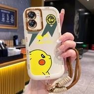 OPPO A57 2022 A77 2022 A57s A57e A77s Case With Cool Little Dragon Lanyard