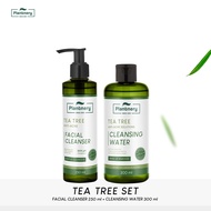 Plantnery Tea Tree Cleansing Facial Set (Cleansing+Cleanser)
