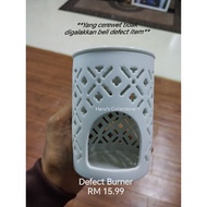 Defect burner lilin wangi wax melter ceramic oil burner