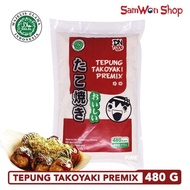 K20 TEPUNG TAKOYAKI PREMIX 480 GRAM DN FOOD - TAKOYAKI TAKO MIX INSTAN